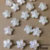 Pétalos de perla ABS acrílico sin pelar Flor de lirio del valle hecho a mano DIY material de accesorio para pasador de pelo antiguo pendiente