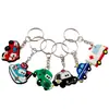Novo Chaveiro de Carro Transfronteiriço Pingente de Bolsa Fofo Chaveiro Logo Pronto Desenho Animado PVC Borracha Macia Joia