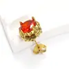 Estilo Japonés y Coreano Ins Personalizados Moda Retro Redondos Zirconia Pendientes Nicho Alta Gama Unisex Pendientes Pendientes