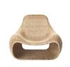 Sofá de Ratán para Exteriores de Diseñador Tres Piezas Casual Balcón Silla Individual de Ratán Patio Villa Muebles Sencillos