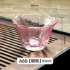 Taza de Té de Vidrio Dibujado Oro Lujo Ligero 50ml Taza de Té Especial para Mujeres Taza de Maestro Set de Té Kung Fu para el Hogar Taza Estilo Japonés