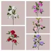 Atrapasueños de primavera, flores artificiales lilas, plantas verdes, venta al por mayor, decoración de bodas, manualidades, estilo Ins, fabricante
