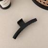 Pinza de Tiburón Mate Negro de Alta Calidad Pinza Grande de Agarre Pinza para el Cabello Rojo de Internet Pinza para la Parte Trasera de la Cabeza Tocado para Mujer Pinza para el Cabello Simple
