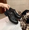 Versión de Piel de Vaca, Piel de Caballo Texturizada, Doble Hebilla, Punta Redonda, Tacón Grueso, que Aumentan la Altura, Versátiles, Estilo Británico, Zapatos de Piel, Mocasines para Mujer para Otoño e Invierno