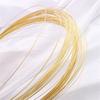 Alambre semiduro de oro y plata de 14 quilates con fuerte retención de color, sin pelar, alambre de cobre inyectado en oro, bobinado manual, material de joyería para bricolaje