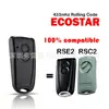 Control Remoto para Puerta de Garaje de Comercio Exterior 433.92Mhz 2 Botones Compatible con Control Remoto E-Costar Rse2