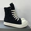 Sapatos de Lona Clássicos da Moda Sapatos de Cano Alto Envelhecidos Sapatos Cor de Leite Duráveis Respiráveis Tênis de Casal Estilo Dark Sapatos da Moda Modelo Casal