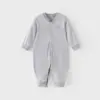 Ropa de bebé, mameluco para bebé, algodón puro Clase A para primavera y otoño, mameluco de manga larga para niños y niñas, traje para gatear de bebé, ropa de otoño