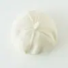 Boina de malha unissex estilo coreano de primavera e outono, cor doce, combina com tudo, chapéu de lã casual estilo ocidental infantil, chapéu de pintor