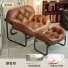 Sofá reclinable para uso doméstico, adecuado para el descanso a la hora del almuerzo en la sala de estar, sillón individual de ocio para dormitorio, apartamento pequeño, balcón, silla de estilo vintage