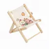 Suporte dobrável para celular preguiçoso transfronteiriço cadeira de praia fofa pequena móveis pequenos adereços de foto mini ornamentos de mesa