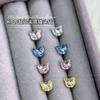 K9 Cabeza de Gato Forma Especial Fondo Puntiagudo Diamante Joyería para Uñas Super Brillante Alta Calidad Colorida Estéreo Portátil Decoración de Uñas Venta al por Mayor
