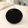 Bandeja Redonda Creativa Engrosada, Bandeja de Almacenamiento para Juego de Té, Bandeja de Frutas, Bandeja para Tazas de Agua, Bandeja de Servir, Bandeja Doméstica para Pan