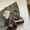Bolso Cruzado para Axila Estilo Nuevo Plateado de Hombro de Moda Coreano de Nicho Bolso Silla con Cadena Bolso Versátil al por Mayor para Mujeres