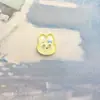 Botones de Conejo Impresos de Dos Ojos Estilo Lindo y Fresco Botones de Cabeza de Conejo de Dibujos Animados para Ropa Infantil Suéter Cárdigan Vestido Botones Decorativos