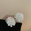 Brincos de Pérola com Temperamento Design Simples de Nicho Brincos de Luxo Acessível Outono e Inverno para Mulheres 2025 Novos Atacado