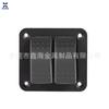 Painel de Alimentação com Interruptor para Carro de Viagem RV em Forma de Barco à Prova d'Água com Luz Interruptor Basculante de Seis Pinos em Três Velocidades em Forma de Barco