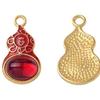 Antigo Fa Ya Ouro Longa Vida Fugui Ruyi Pingente Areia Pino de Ouro DIY Fora da Paz Pingente Liga DIY Acessórios