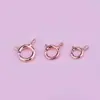 Conector de Resorte de Plata de Ley S925 para Joyería Artesanal con Cuentas de Plata para Pulseras y Collares Se Puede Enviar Directamente