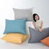 Almofada Retangular de Linho Cor Lisa Casual para Sofá Travesseiro Longo Sala de Estar Quarto Cabeceira Encosto Almofada Grande Almofada Lombar