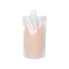 Bolsa con Boquilla de Succión Desechable Transparente Auto-soportante para Jugo Bolsa para Leche de Soya Bolsa para Empaquetar Sopa Bolsa para Empaquetar Líquidos de Medicina China Venta al por Mayor Comercial