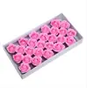 Cabeça de flor de sabão de cinco camadas atacado cabeça de flor de sabão cabeça de rosa flor artificial cabeça de flor grande fábrica de origem Rosa de cinco camadas