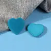 Parche de Terciopelo Acrílico Colorido con Forma de Corazón de 24 mm Pasador Accesorio para el Cabello Aretes Accesorios para Joyería DIY para Mujeres