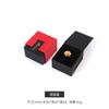 Nueva y creativa caja extraíble para anillos de joyería, con tapa abatible, con papel táctil, a juego con el color, embalaje de joyería, caja de regalo, venta al por mayor
