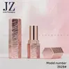 Jinze Embalagem Hexagonal com Tampa de Encaixe e Textura para Batom Tubo Plástico Vazio Material de Embalagem
