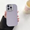 Capa de celular com anel de lente galvanizada de macaron de cor sólida para menina gordinha para iPhone 15 14 13 capa protetora