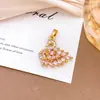 Colgante Cisne Colorido Diseño de Nicho Accesorios para Mujer Ins Lujo Accesible Moda Más Vendido Accesorios de Collar que No Se Desvanecen para Mujer