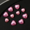 Red de moda amor joyería para uñas corazón tridimensional usar uña aretes para uñas material al por mayor para accesorios de carcasa de teléfono móvil