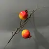 Simulação Caqui Romã Fruta Vermelha Ano Novo Ornamento de Flor Decoração Fruta da Fortuna Ornamento Espuma Fruta Arranjo de Flor Flor de Simulação Atacado