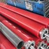 Rodillos con Recubrimiento de Goma Hechos a Medida de Fábrica, Rodillos Transportadores Galvanizados de Acero Inoxidable con Recubrimiento de Goma de Poliuretano, Resistentes al Desgaste Hechos a Medida