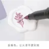 Plumones de Pintura Especializados para Sellos de Cera, Plumones de Pintura Metálica de Colores, Set de 20 Colores, Marcadores para Colorear, Plumones con Plantilla para Dibujar
