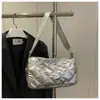 Bolsa de Hombro de Diamantes de Gran Capacidad para Mujer 2026 Primavera Nueva Moda Tendencia Estilo Coreano Nicho