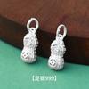 Plata Pura 999 Galvanizada Accesorios de Precisión Colgante de Cacahuete Pulsera de Cosas Buenas que Suceden Colgante para Pulsera DIY Colgante para Pulsera de Cristal