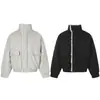 Yidao Vintage 2026 Invierno Nuevo Retro Japonés Engrosada Corta Cuello Alto Lana Algodón Chaqueta para Hombres