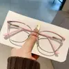 Gafas de Media Montura Ultraligeras y Elegantes para Hombres con Miopía, Se Pueden Equipar con Grado de Astigmatismo, Gafas Negras Lisas para Hombre con Lente Antiluz Azul que Cambia de Color