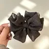 Estilo Coreano de Gama Alta Temperamento Suave Cera Pequeño Punto de Polca Lazo Pinza de Plátano Parte Posterior de la Cabeza Recogido Medio Recogido Versátil Accesorio para el Cabello