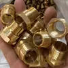 Conector de fio de cobre interno e externo de 1/2 alongado para fornecimento transfronteiriço, acessórios diretos para encanamento, vendas diretas da fábrica