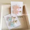 Pinza de Pato con Brillo de Diamante de Cristal de Imitación Dulce de Verano, Flequillo de Pétalo, Pinza Lateral para Cabello Suelto, Nuevo Estilo para Mujeres, Pinza de Nicho de Alta Gama