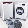 Almohadillas para pies de lavadora, muebles de refrigerador, almohadillas para pies universales de altura ajustable para electrodomésticos del hogar, almohadillas para pies antideslizantes que absorben impactos, almohadillas elevadoras