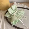 Jasmine Qingti ~ Patrón Estilo Ballet Par Doble Círculo Intestinal Fresco Lazo de Mano para el Cabello Círculo para el Cabello Bola Accesorios para el Cabello