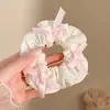 Goma para el pelo tipo scrunchie oversized de estilo coreano con múltiples capas, liga para el pelo de estilo perezoso, cuerda para coleta, accesorio para el pelo de alta gama