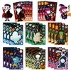 Adesivos de quebra-cabeça de brinquedo Adesivos originais de Halloween Faça uma cara Adesivos artesanais Adesivos à prova d'água para repetir
