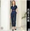 Ai Shangchen Verão Novo Terno Profissional Elegante Uniforme de Aeromoça Moda Vestido Macacão de Salão de Beleza Mulheres