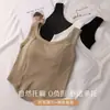 Top Cropped Alça Única com Bojo Estilo Puro Sexy Branco Curto Slim Bonito nas Costas Feminino Sem Mangas Base
