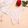 Calcinha Sexy de Renda Peça Única para Mulheres, Totalmente Transparente, Tanga Sedutora, Sem Forro na Virilha, Fácil de Tirar, Estilo Europeu e Americano, T-Back