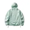 Camiseta Deportiva con Capucha de Manga Larga de Secado Rápido con Protección Solar Rumeng para Hombres y Mujeres con Media Cremallera Casual para Exteriores Senderismo Parejas